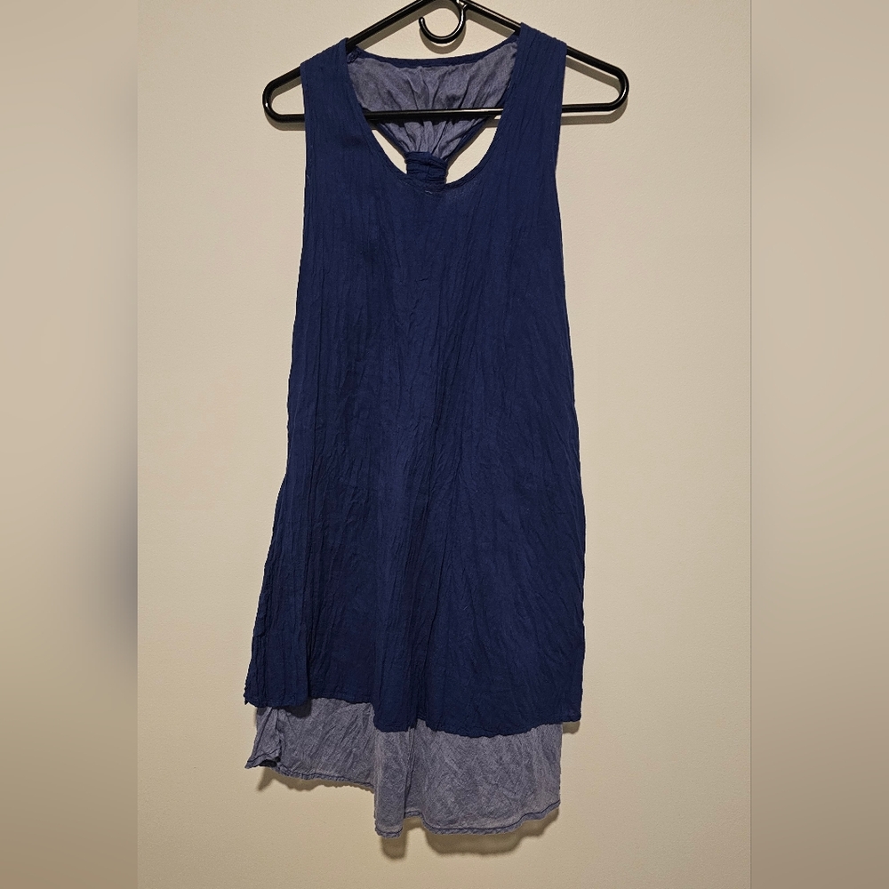 Blue dress made in Mykanos